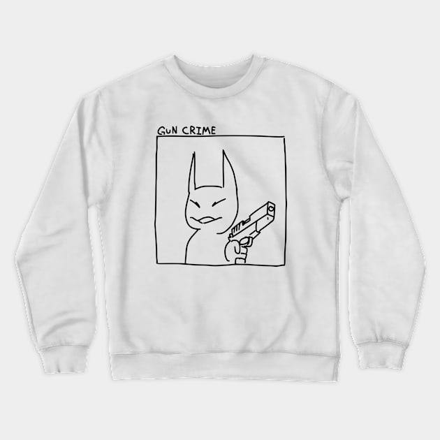 GUN Crewneck Sweatshirt by calcium